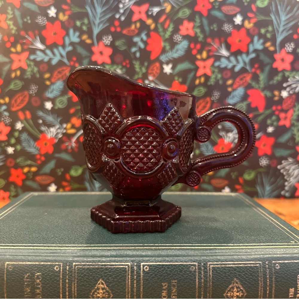 Cape Cod Ruby Creamer by Avon